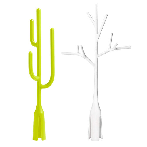 2X Boon Poke/Twig 27cm Bottle Drying Rack Accessory White/Green