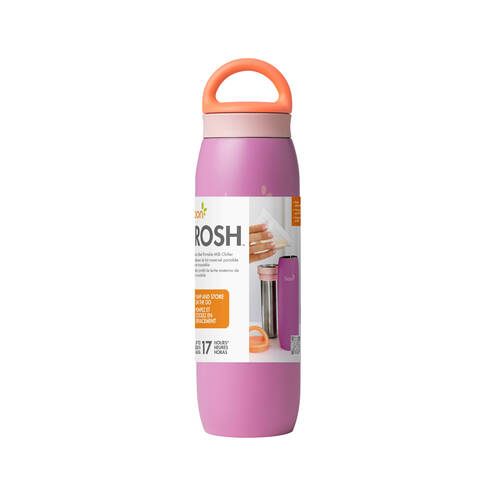 Boon Frosh Stainless Steel Breast Milk Storage Flask/Container Purple 700ml