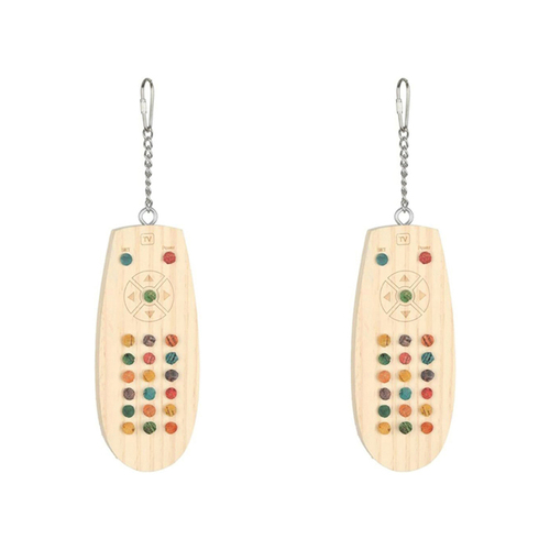 2x Nature Island TV Remote Controller Bird/Parrot Pet Interactive Toy