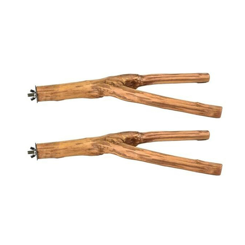 2x Nature Island Natural Branch Perch Birds Pets Toy Large