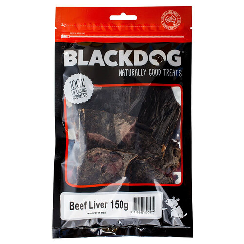 Blackdog Naturally Good Treats Beef Liver 150g