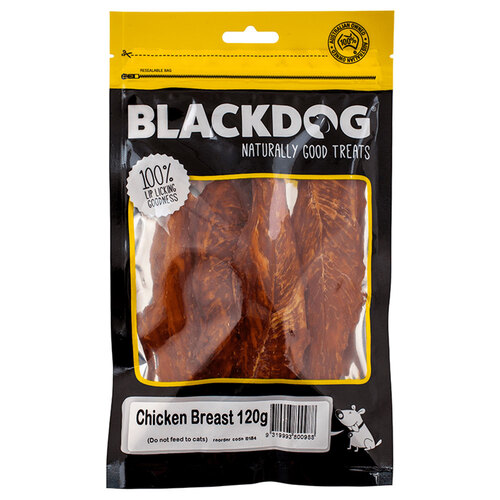 Blackdog Naturally Good Treats 120g Chicken Breast Fillets