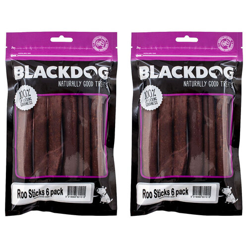 12pc Blackdog Naturally Good Treats Roo Sticks