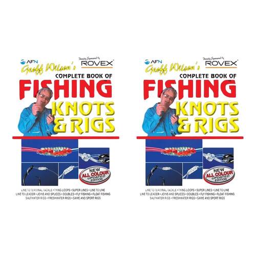 2PK AFN Geoff Wilsons Book of Fishing Knots & Rigs 30x21.5cm