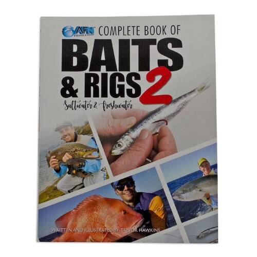AFN Fishing Baits & Rigs 2 Salt/Freshwater Fish Tackle Guide 28.5x22.5cm