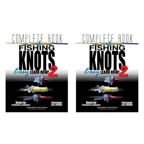 2PK AFN Complete Book of Fishing Knots 2 Guide Book 28x25cm Paperback