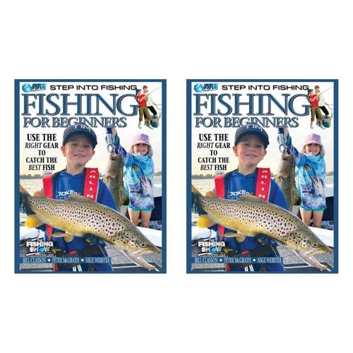 2PK AFN Fishing for Kids & Beginners Fishing Book 68-Pages 28x21.5cm