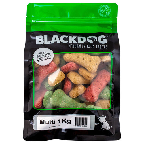 Blackdog Naturally Good Treats 1KG Premium Biscuits - Multi