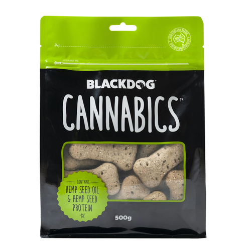 Blackdog Cannabics Dog Treats Hemp Seed Oil/Protein 500g