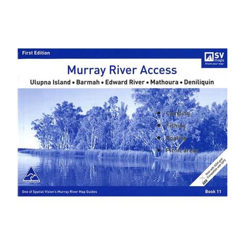  Murray River Access Book #11 Fishing Guide 48-Pages 21x30cm - Blue