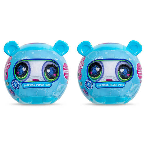 2PK Littlest Pet Shop Surprise Mini Plush Pets S1 - Assorted 4y+