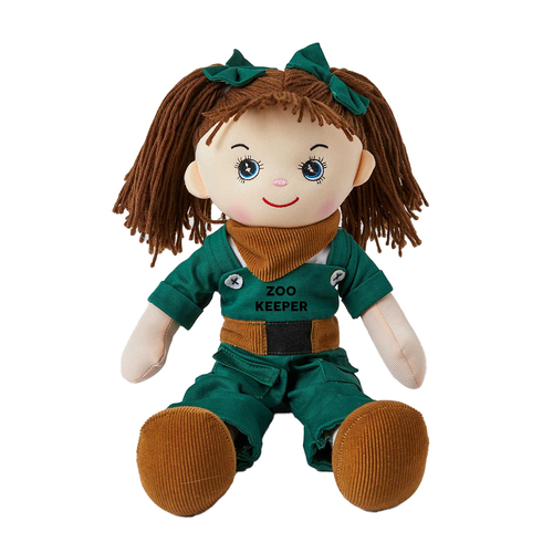 Jiggle & Giggle My Best Friend Nina Zoo Keeper Doll Toy 3y+