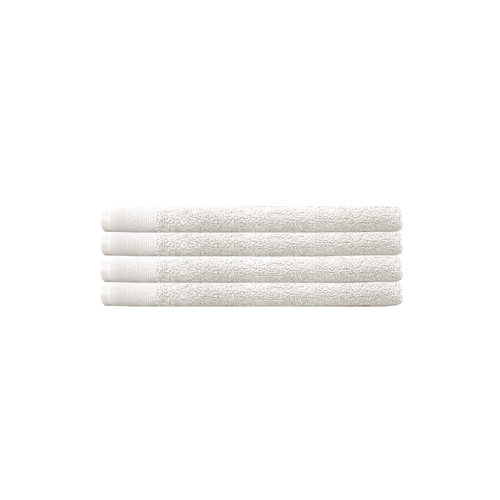 4pc Bambury Home Living Ultra soft Elvire Hand Towel Ivory 40cm x 60cm