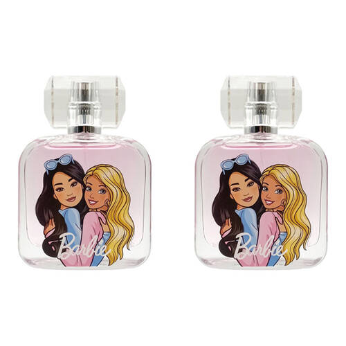 2PK Disney Barbie EDT Eau de Toilette Light Fragrance Scent Kids/Children 50ml