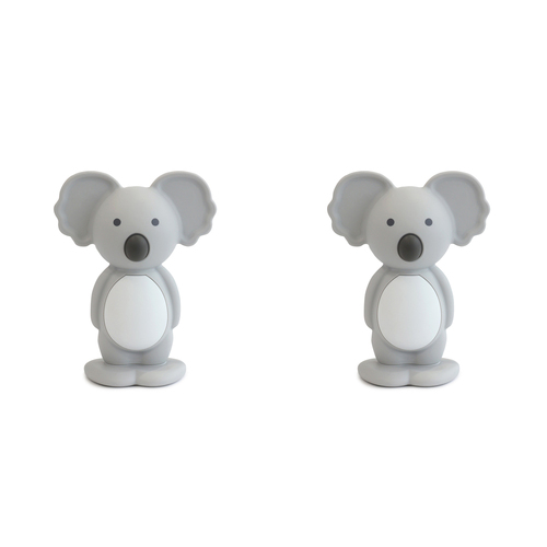 2PK Bubba Blue Koala Baby/Childrens Teething Toy, Grey 3m+