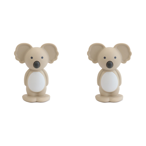 2PK Bubba Blue Koala Baby/Childrens Teething Toy, Sand 3m+