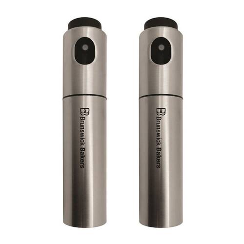2PK Brunswick Bakers Seasoning Oil Spray Bottle Dispenser Container 18x4cm
