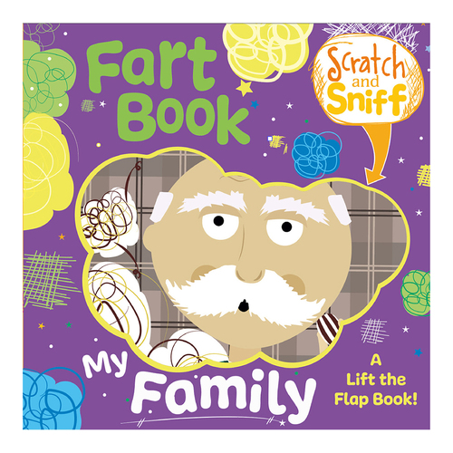 Buddy & Barney Scratch n Sniff Fart Flip Book Family Kids/Children 1y+