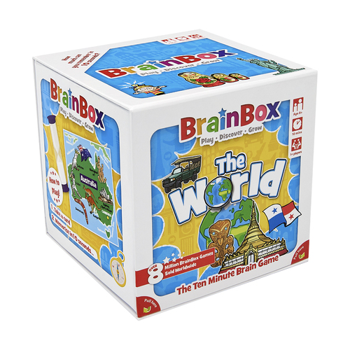 Brainbox The World Memory and Observation Children's Card Game 8y+