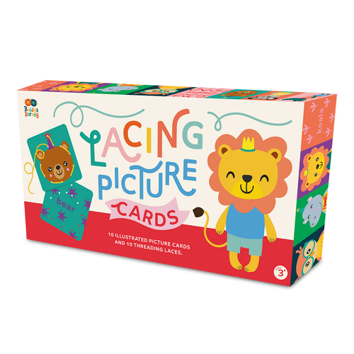 Buddy & Barney Lacing Picture Cards Kids/Children 3y+