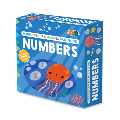 Buddy & Barney Magic Colour Changing Bath Book - Numbers Kids 1y+