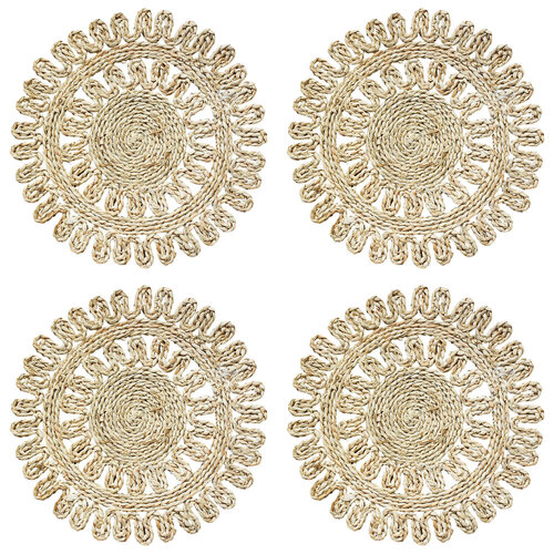 4PK LVD Centre Piece Vintage Decorative Home Kitchen Decor 50x50cm