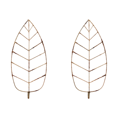 2PK LVD Decorative 80cm Maize Leaf Home Decor Large - Natural