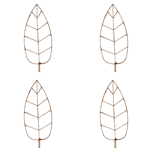 4PK LVD Decorative 60cm Maize Leaf Home Decor Medium - Natural