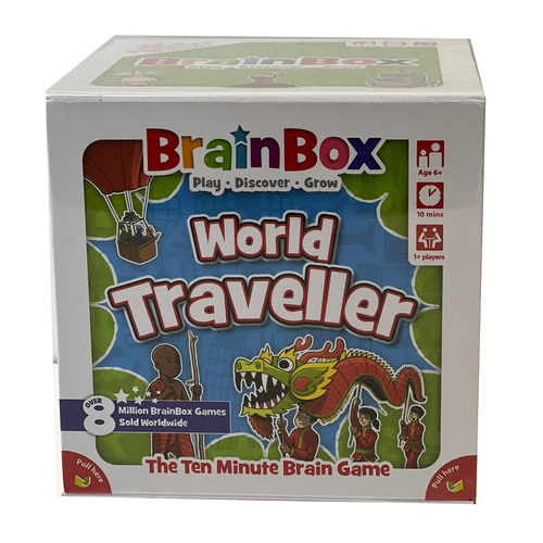 Brainbox World Traveller Brain Card Game Kids/Children 6y+