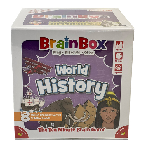 Brainbox World History Memory Brain Card Game Kids/Children 8y+