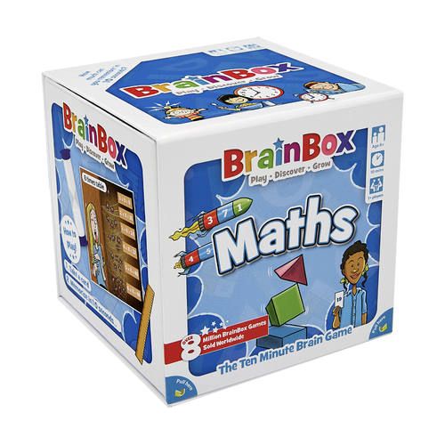 Brainbox Maths Memory And Observation Children's Card Game 8y+