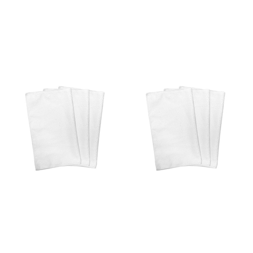 2PK 3pc Bambury Ultra soft Facial Cleansing Cloth 3pk White Knitted