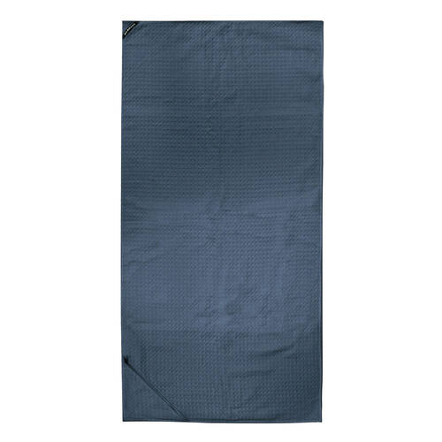 Bambury Matrix Large Microfibre Gym Towel w/ Zipper Pocket 60x120cm Denim