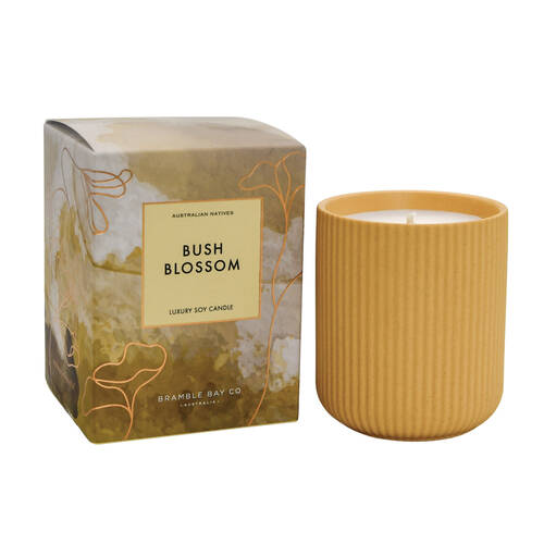 Bramble Bay Native Plum Bush Blossom Scented Ceramic Candle 270g