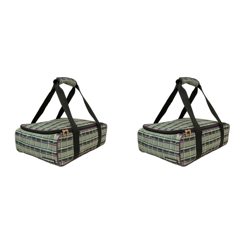 2PK Bambury Felix Insulated Food Carrier Cooler Bag 40x27cm