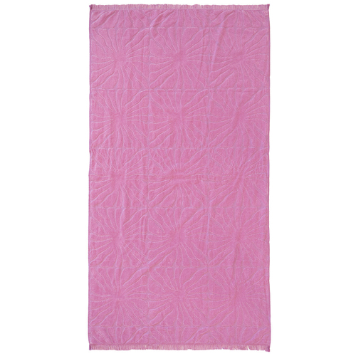Bambury HiLo Cotton Beach Towel Dandy 90x170cm - Orchid