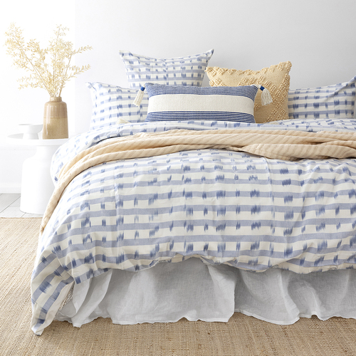 Bambury Amara Quilt Cover Set Queen Bed Soft Touch Woven Home