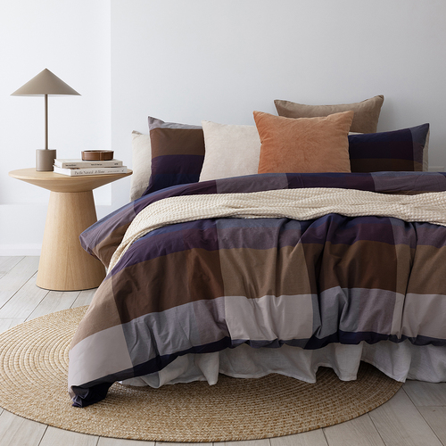 Bambury Sullivan 250TC Bedding Quilt Cover Set Queen