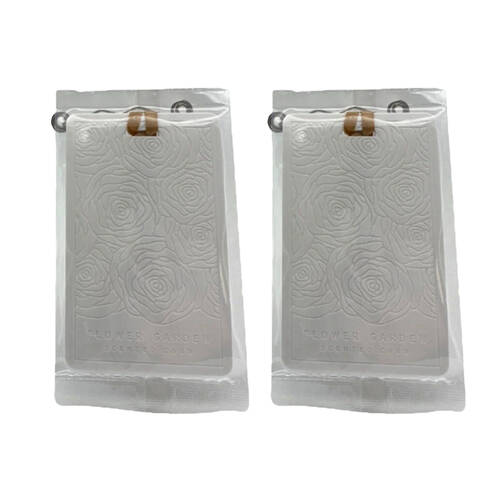 2x 2pc Bramble Bay Fragrance Petal Air Fresheners White Rain Gardenia