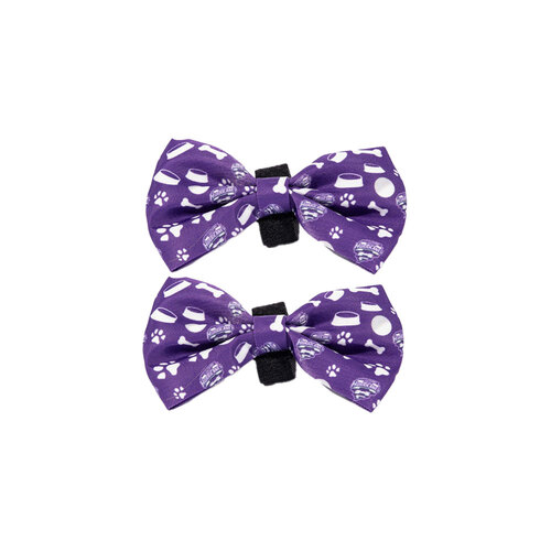 2PK The Stubby Club BBL Hobart Hurricanes Dog Velcro Bowtie