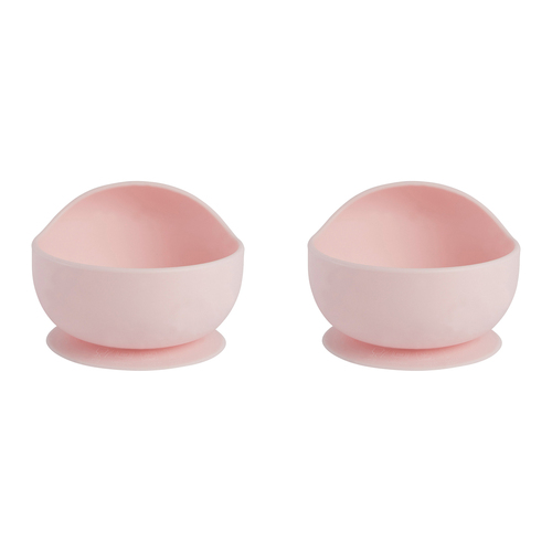2PK Splosh Baby Giraffe Silicone Suction Bowl 12cm Pink 0+