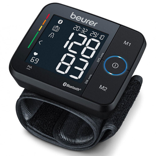 Beurer BC54 Bluetooth Wrist Blood Pressure Monitor - Black