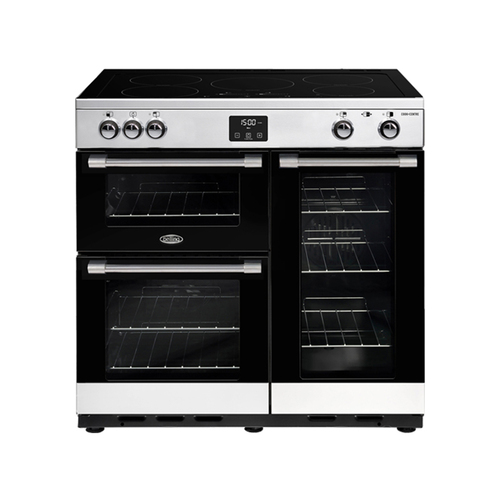 Belling 90cm Cookcentre Induction Range Cooker - Stainless Steel
