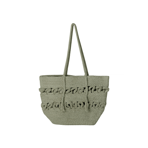 Bambury Ultra soft Moby Tote Shopping/Carry Bag 50x35cm Moss Cotton