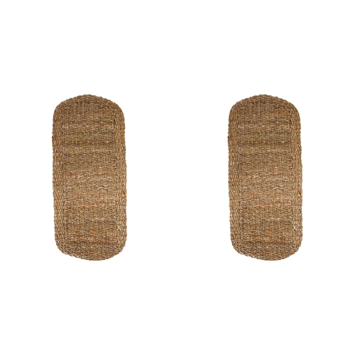 2PK LVD Table Runner Oval Sea Grass Decorative Home Kitchen Decor 76x33cm