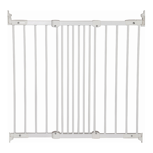BabyDan Flexi Fit Baby Safety Gate Adjustable Barrier - White