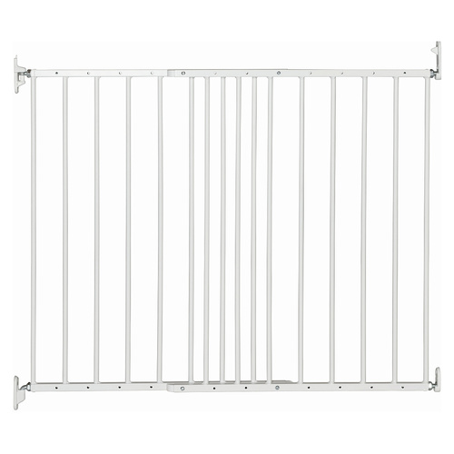 BabyDan MultiDan Baby Safety Gate Wall-Mounted Barrier - White
