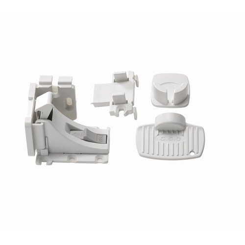 BabyDan Magnetic Lock For Drawer & Cupboard - White