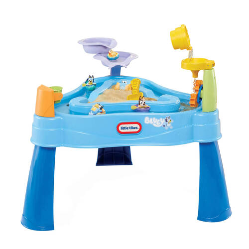 Little Tikes Bluey Beach Table w/6 Accessories Sand/Water Toy For Ages 1y+