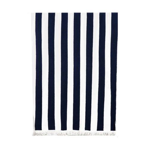 Canningvale Extra Large Cabana Grande Terry Beach Towel Navy 100x180cm